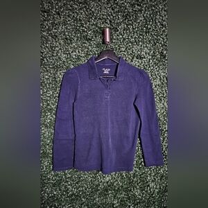 Navy Blue Girls School Shirt